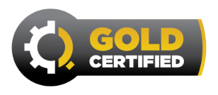 Gold certified logo